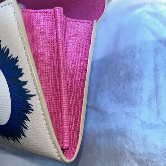 Authentic Fendi Leather  Pink & Blue Wallet - Picture 5 of 16